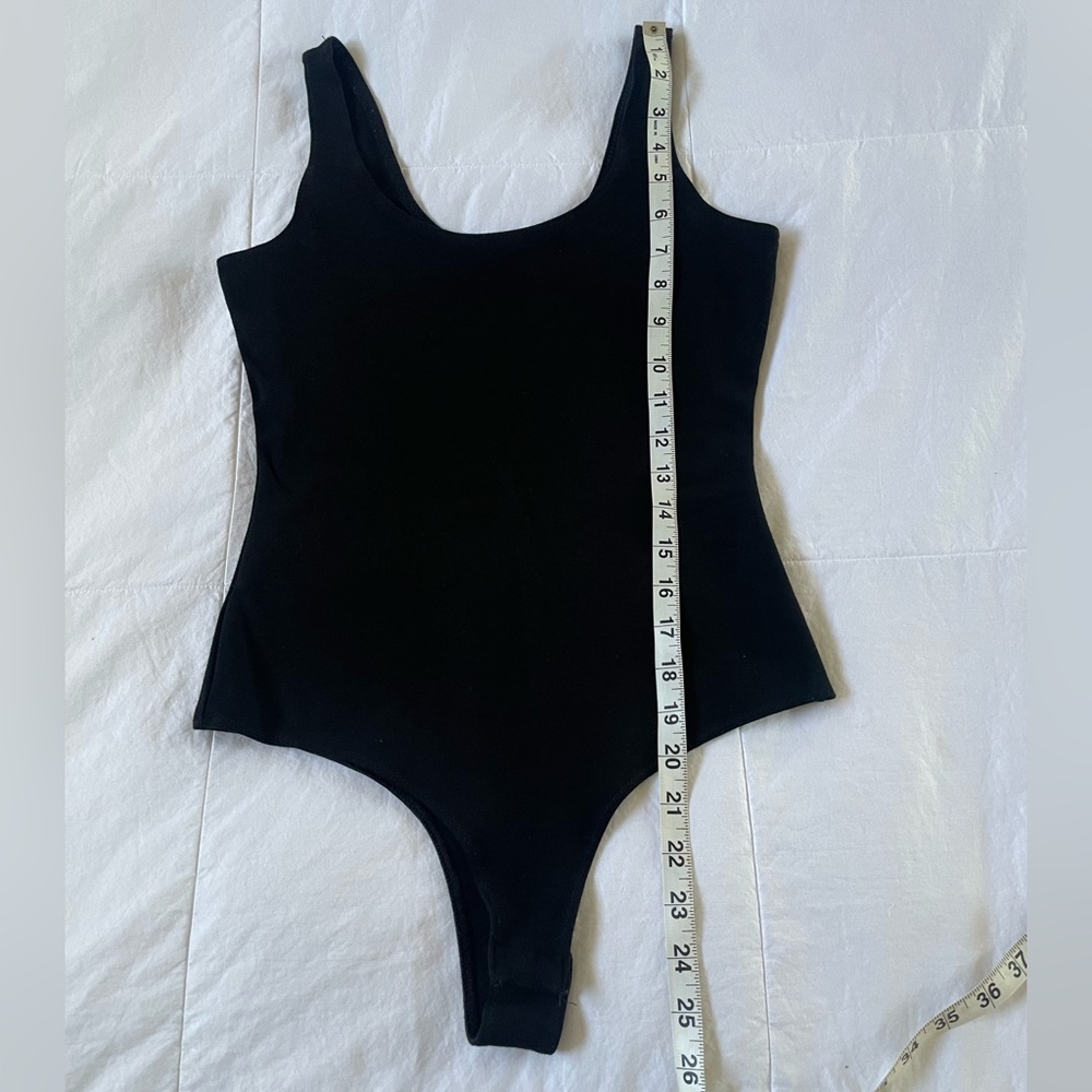 New Shinestar Basic Stretchy Black Bodysuit Small - Picture 7 of 7
